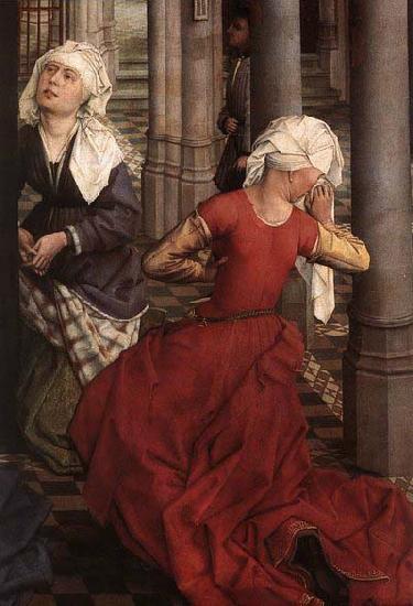 WEYDEN, Rogier van der Seven Sacraments Altarpiece oil painting image